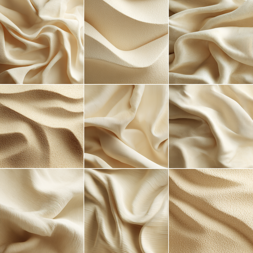 Beige Und Creme Gewebemuster Collage | Gold und Beige | Farbenwelten