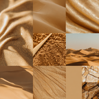 Braun Beige Texturen Collage Natürliche Elemente | Gold und Beige | Farbenwelten