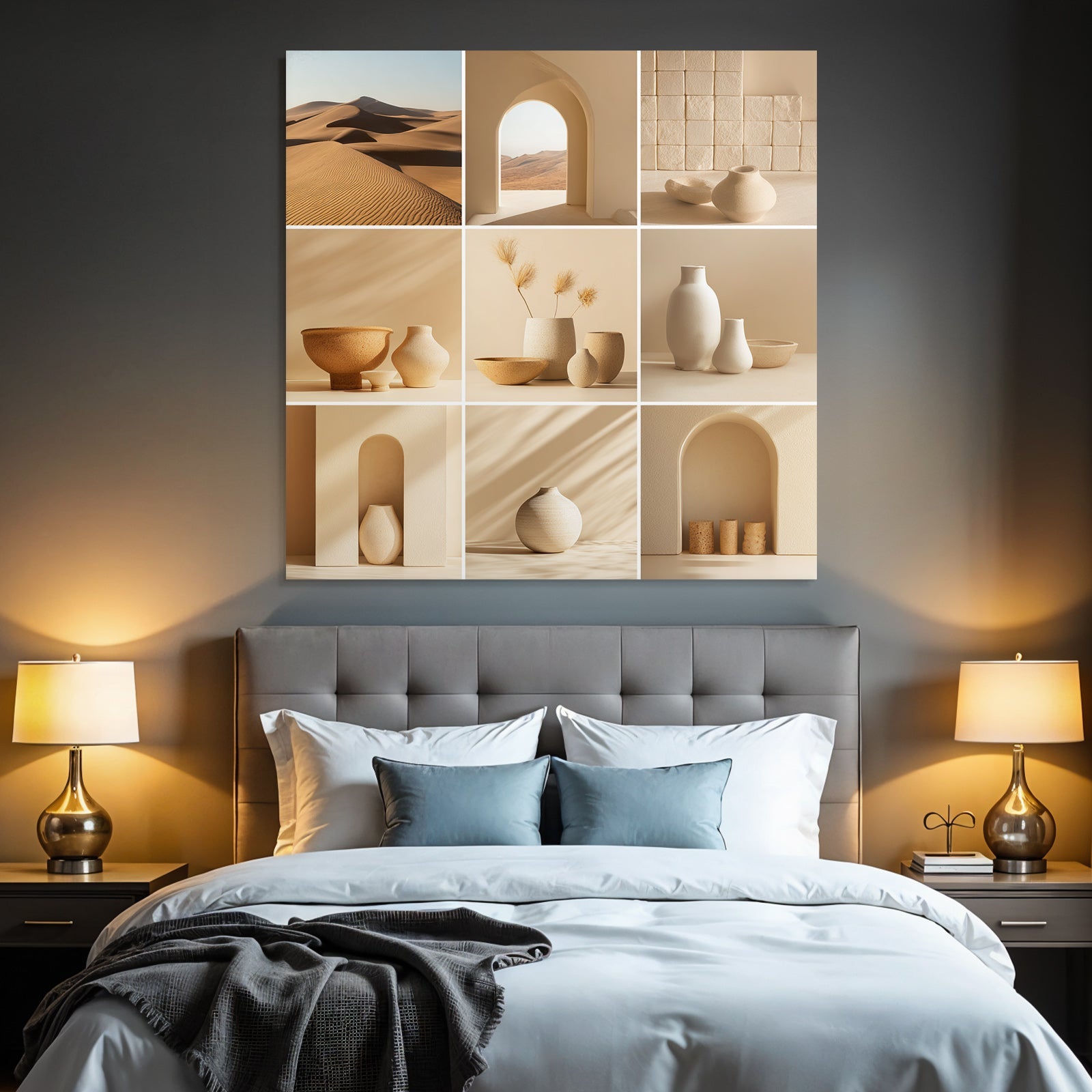 Natur Und Modernes Design Collage