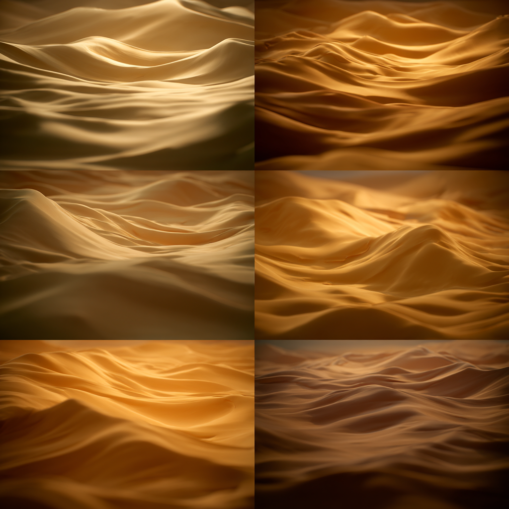 Sanfte Wellen Auf Hintergrund | Gold und Beige | Farbenwelten