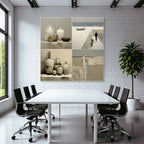Stille Leben Und Landschaften Kunst Collage