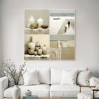 Stille Leben Und Landschaften Kunst Collage