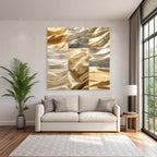 Texturen Von Stoffen Gold Creme Beige Satin Seidenstoffe