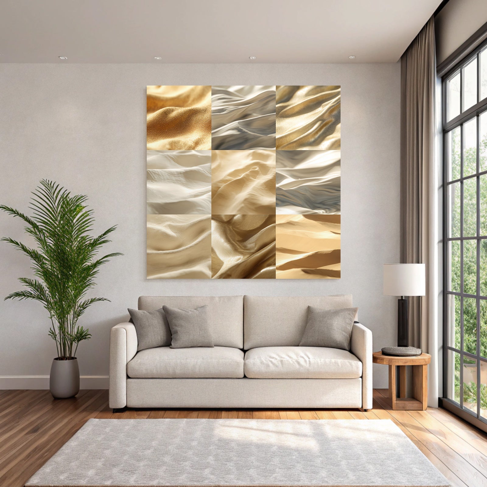 Texturen Von Stoffen Gold Creme Beige Satin Seidenstoffe