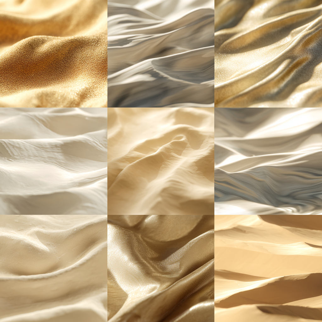 Texturen Von Stoffen Gold Creme Beige Satin Seidenstoffe | Gold und Beige | Farbenwelten