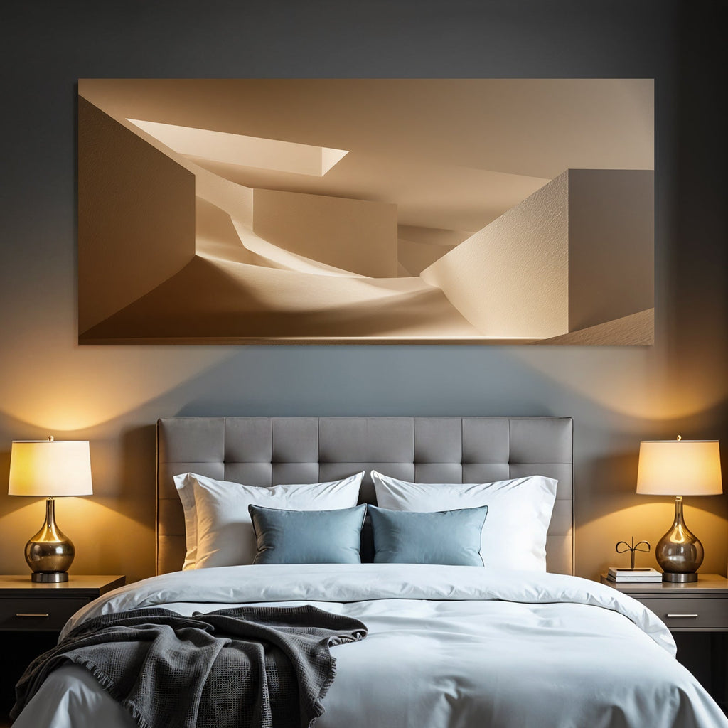 Minimalistische Architektur Grundriss Innenraum
