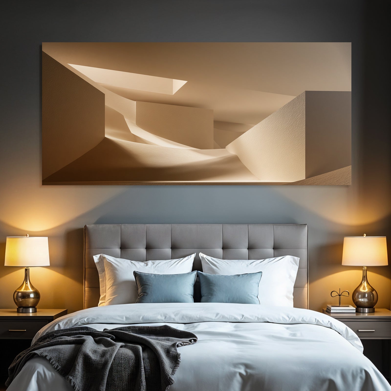 Minimalistische Architektur Grundriss Innenraum