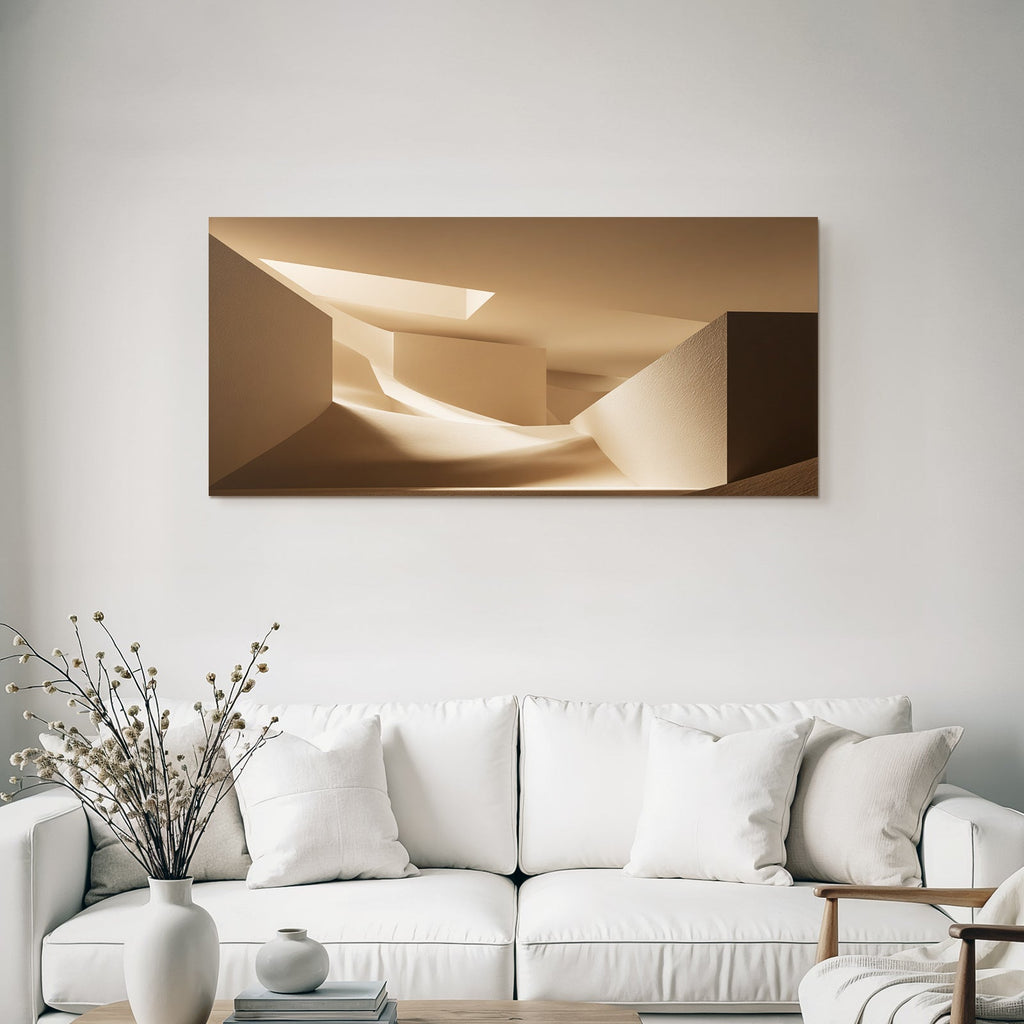 Minimalistische Architektur Grundriss Innenraum