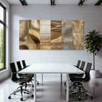 Sand Dünen Und Stoff Texturen Collage