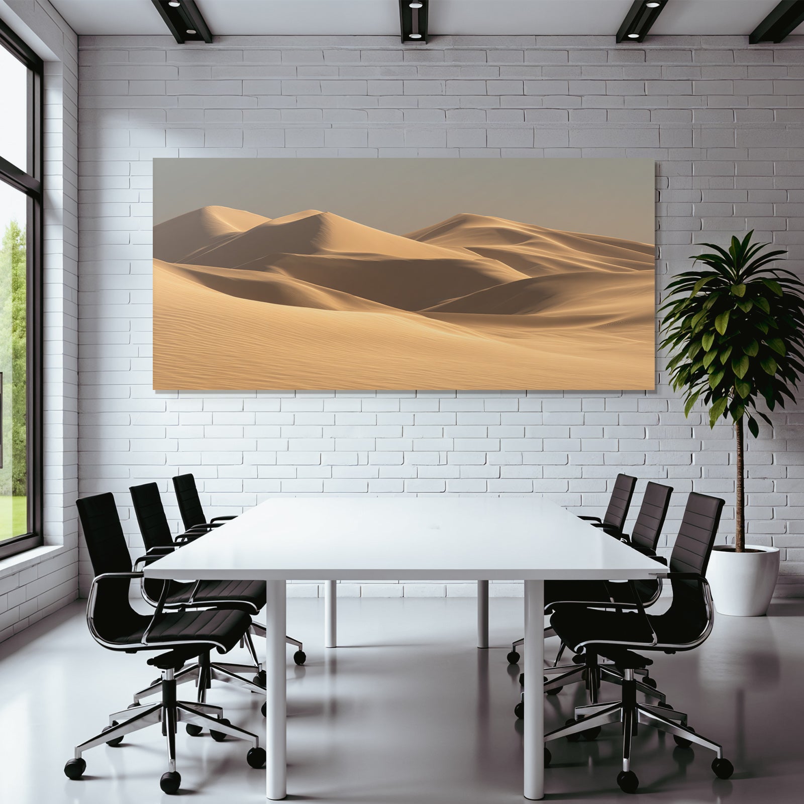 Sanddünenlandschaft Warmfarbpalette Naturliche Schönheit