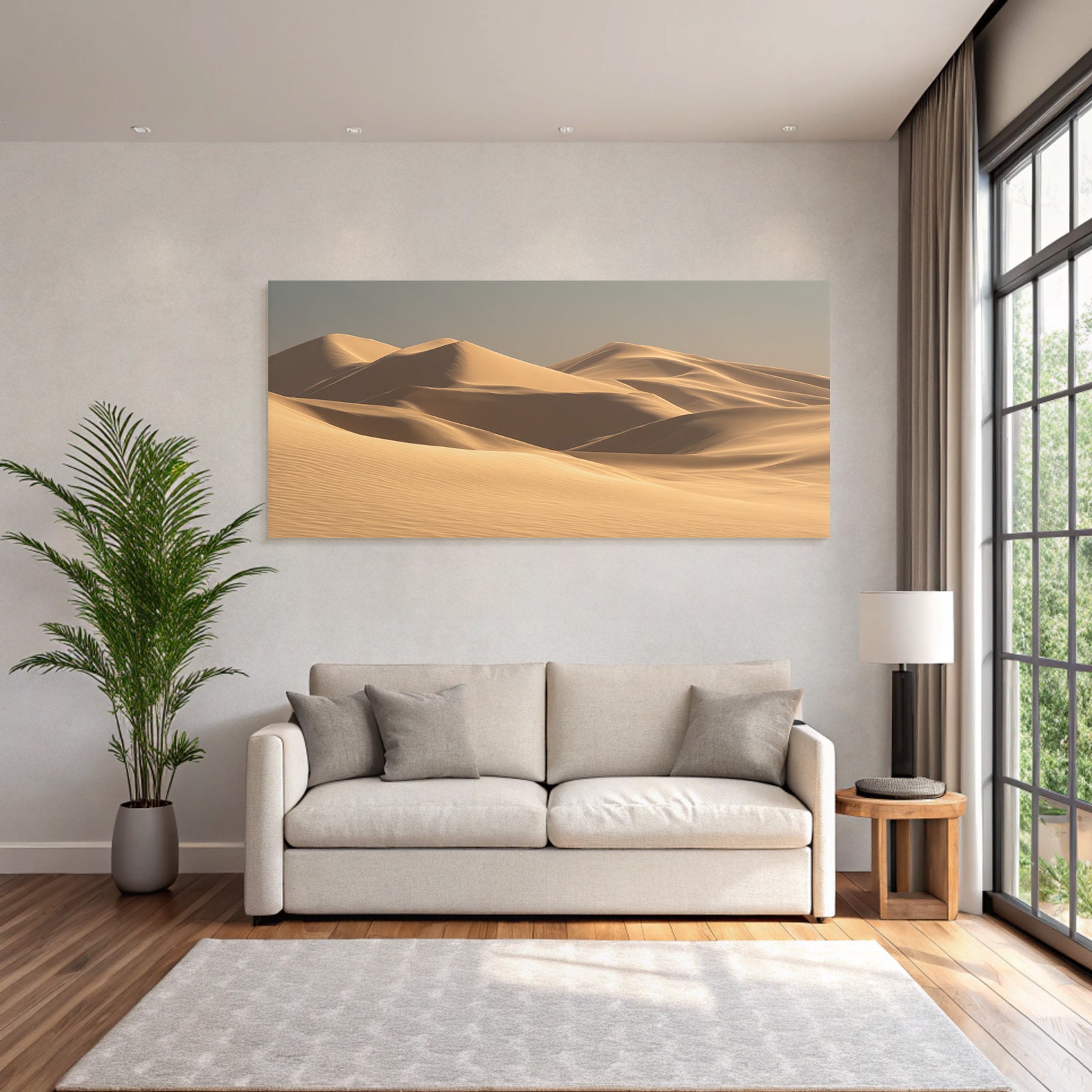 Sanddünenlandschaft Warmfarbpalette Naturliche Schönheit