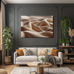 Sanfte Falten Von Seide Beige Produktion Dekoratives Design
