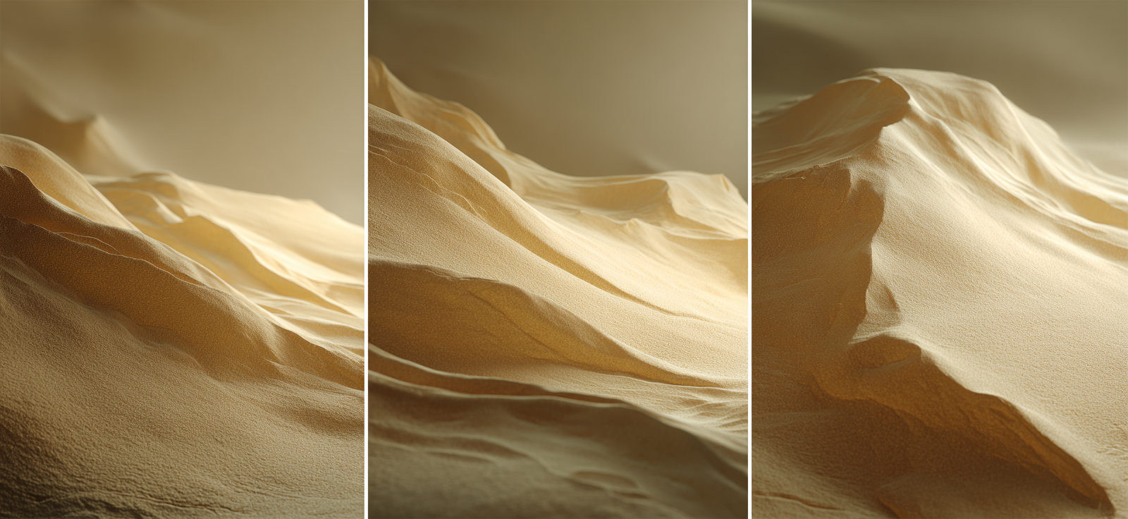 Texturierte Oberflächen Dünenlandschaft | Gold und Beige | Farbenwelten