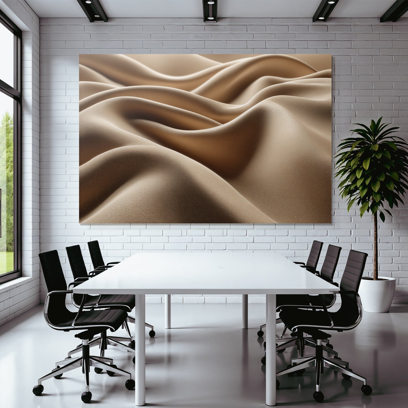 Weicher Fliessender Stoff Silky Beige Gold