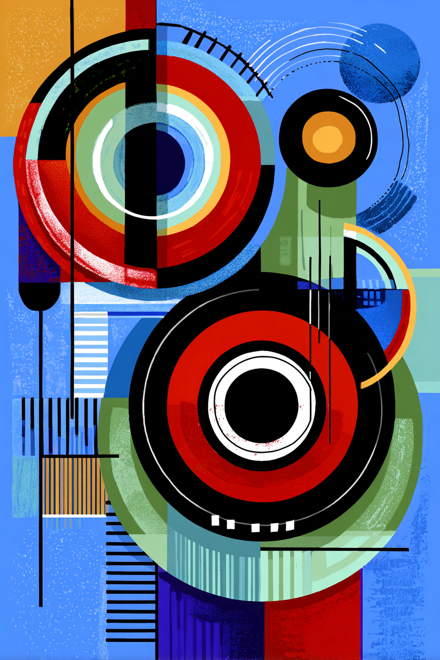 Neon Und Popfarben Abstracte Digitale Kunst Geometrische Formen Vibrante Farben | Neon und Popfarben | Farbenwelten