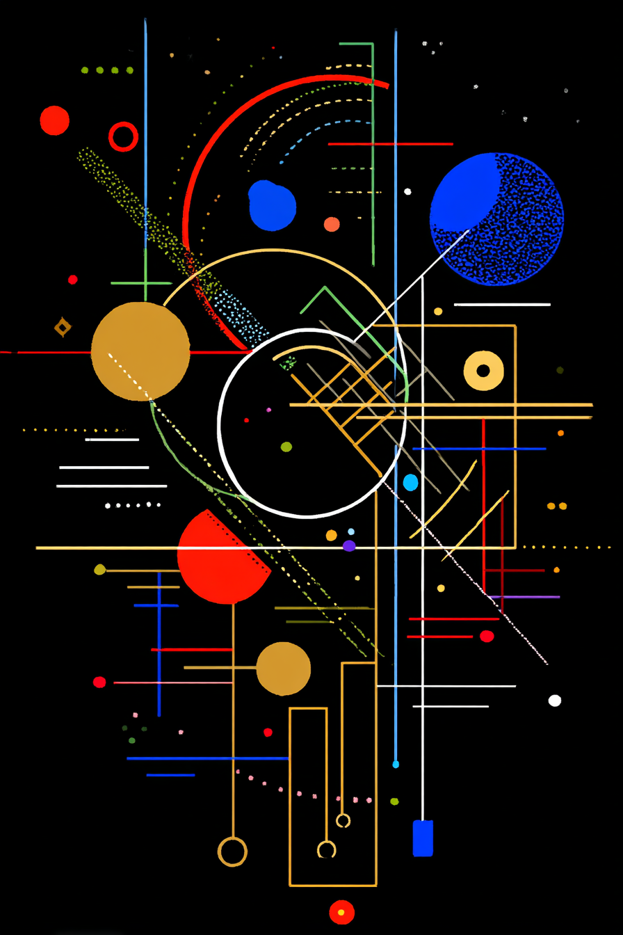 Neon Und Popfarben Abstrakte Geometrische Zusammensetzung Mit Farben Und Formen | Neon und Popfarben | Farbenwelten