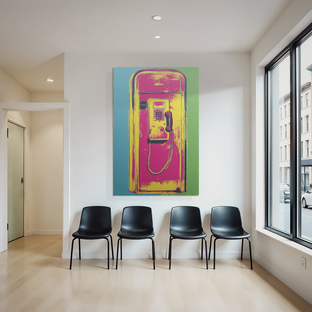 Neon Und Popfarben Bunte Darstellung Eines Munzwählsystems Pop Art Stil