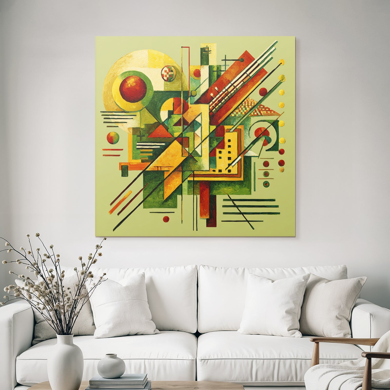 Neon Und Popfarben Abstrakte Kunst Geometrische Formen Farbpalette Dynamische Energie