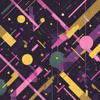 Neon Und Popfarben Abstraktes Design Geometrische Formen Vibrante Farben Muster | Neon und Popfarben | Farbenwelten
