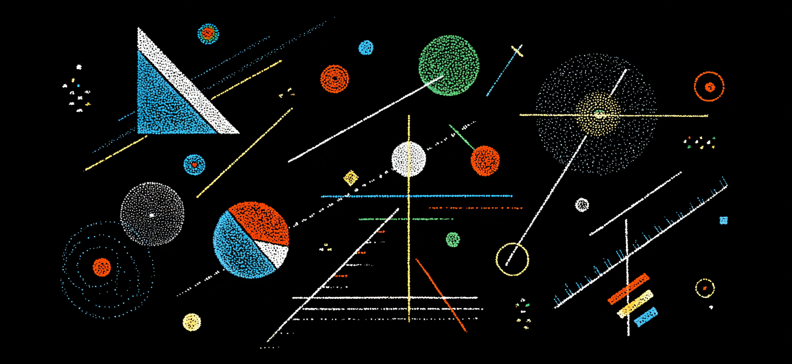 Neon Und Popfarben Abstrakt Geometrische Formen Kosmisches Design Moderner Stil | Neon und Popfarben | Farbenwelten