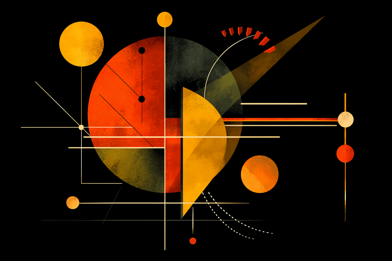 Neon Und Popfarben Abstrakte Digitale Kunst Geometrische Formen Farbexplosion | Neon und Popfarben | Farbenwelten