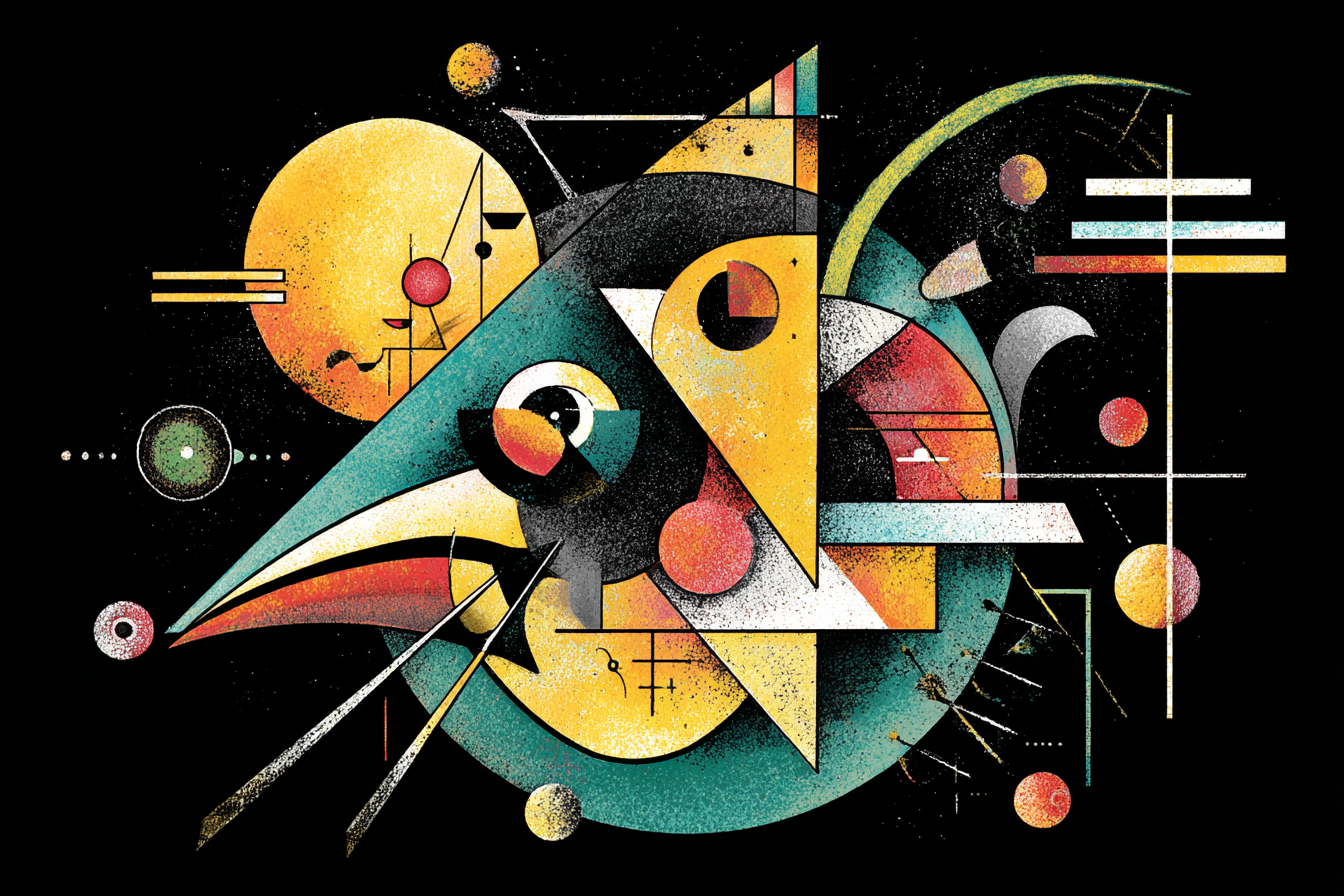 Neon Und Popfarben Abstrakte Kunst Geometrische Formen Vibrante Farben Onyx Hintergrund | Neon und Popfarben | Farbenwelten