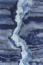 Blau Blau Grau Wellig Marmoriert Textilmuster | Petrol Maritim Delfter Blau | Farbenwelten