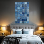Blau Mosaik Blau Fliesen Design Texture