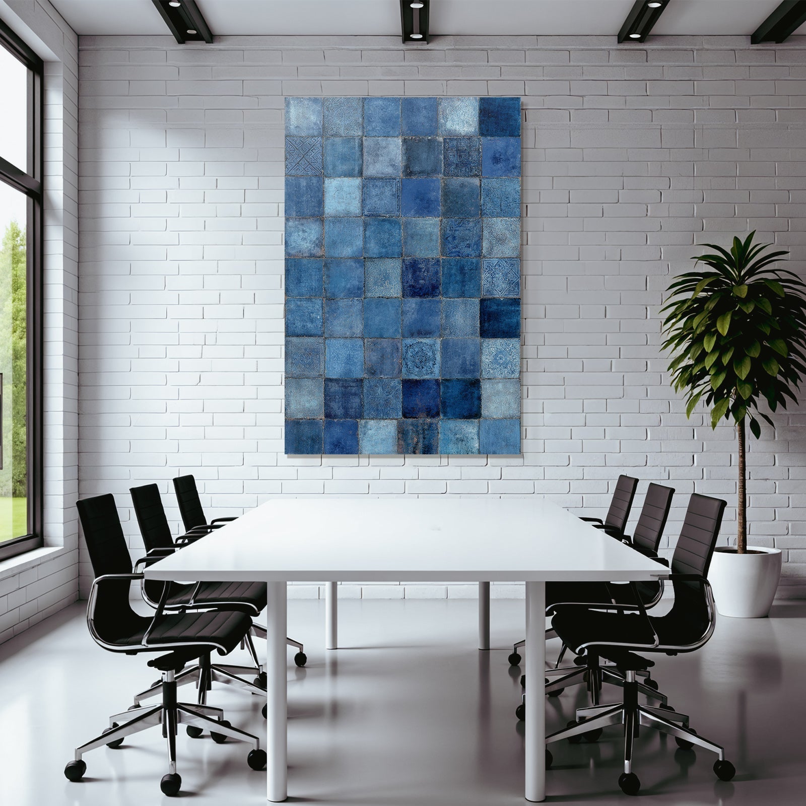Blau Mosaik Blau Fliesen Design Texture