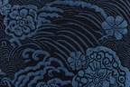 Blau Opulente Florale Muster Black Blü Textil Design | Petrol Maritim Delfter Blau | Farbenwelten