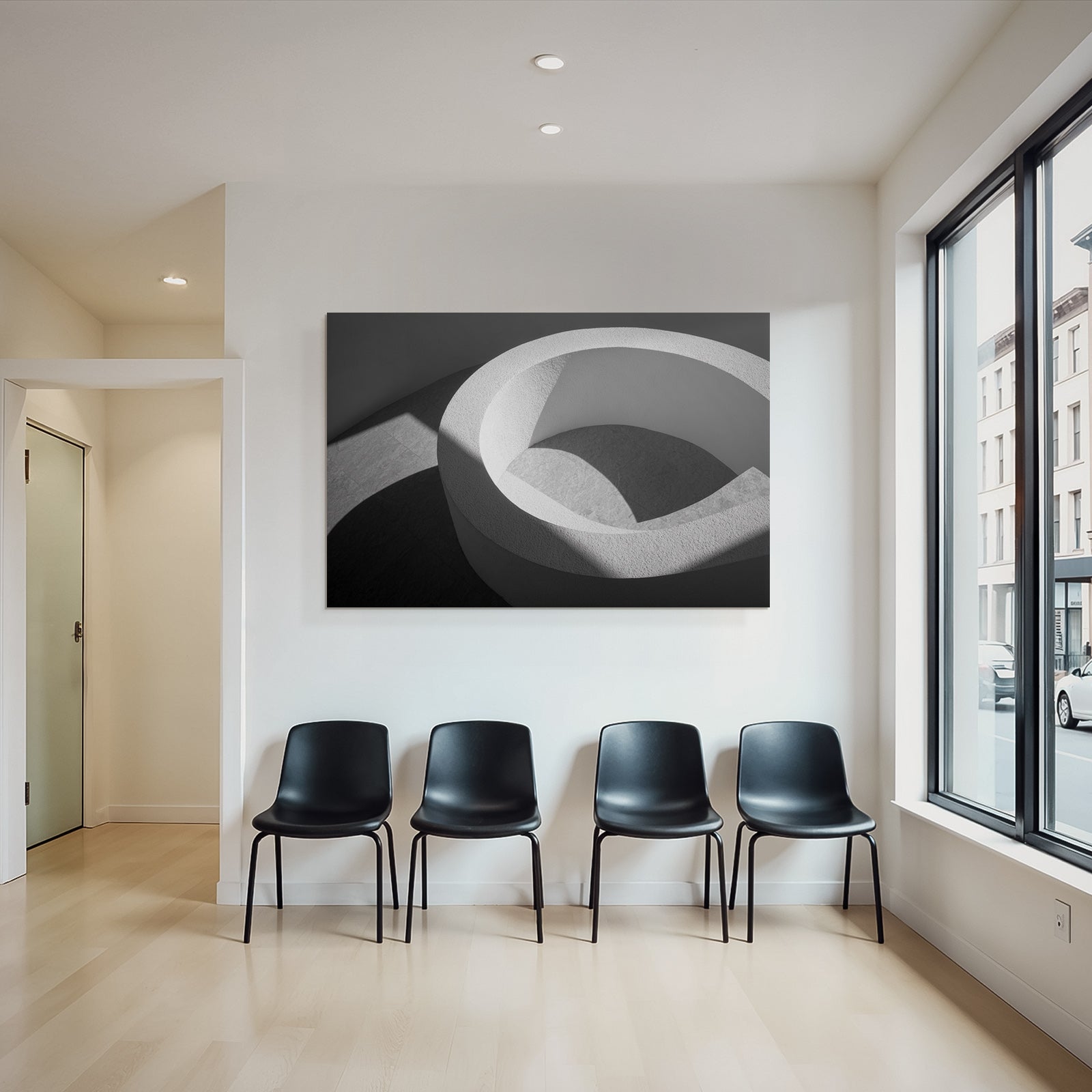 Abstrakte Architektonische Details Licht Und Schatten Minimalismus