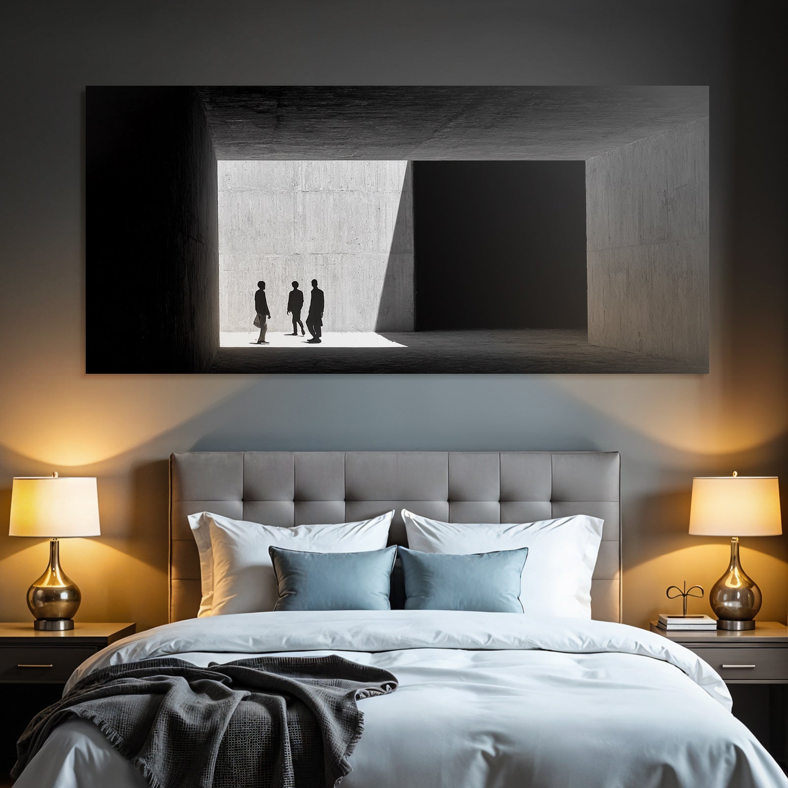 Minimalistische Architektur Abstrakte Formen Licht Schatten
