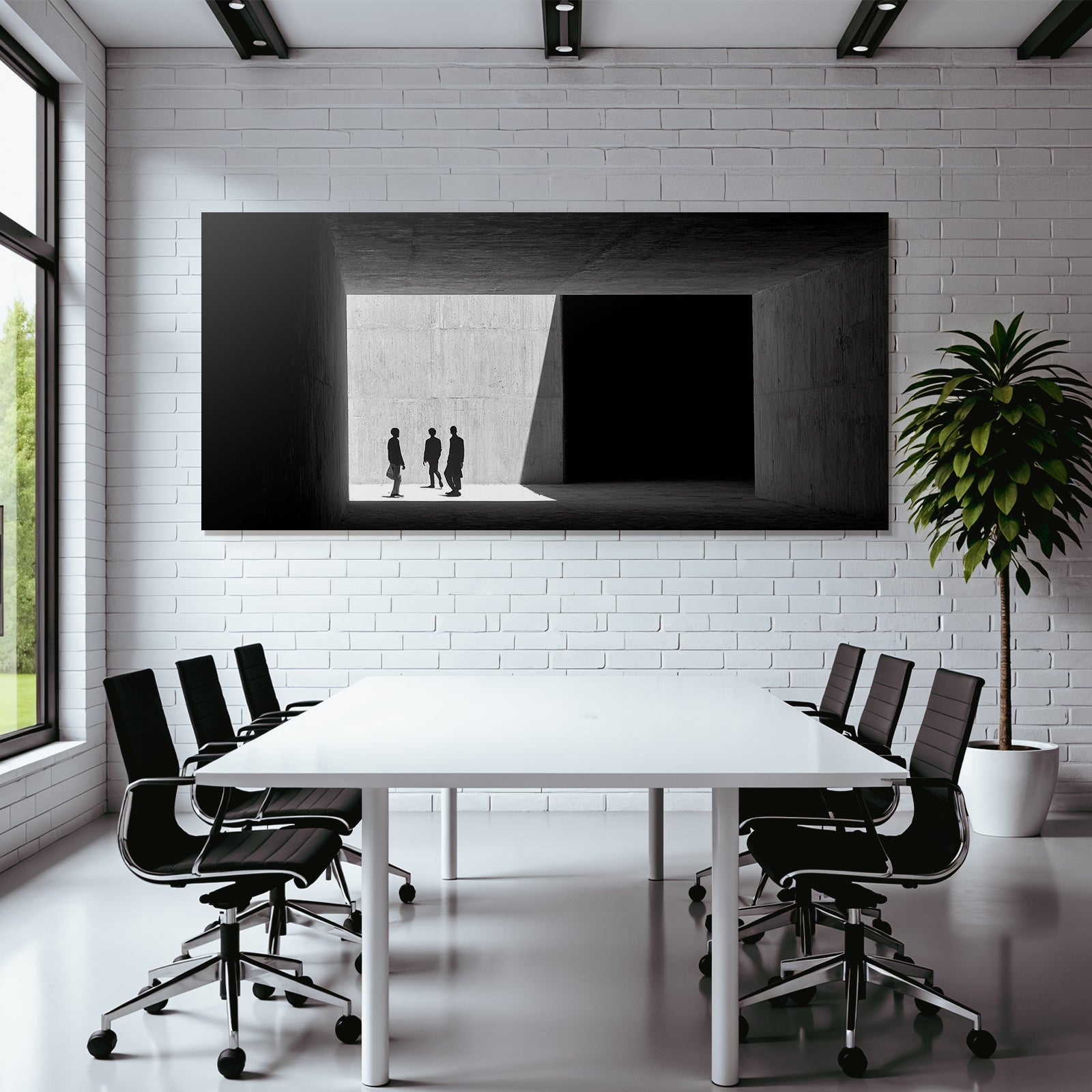 Minimalistische Architektur Abstrakte Formen Licht Schatten