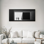 Minimalistische Architektur Abstrakte Formen Licht Schatten