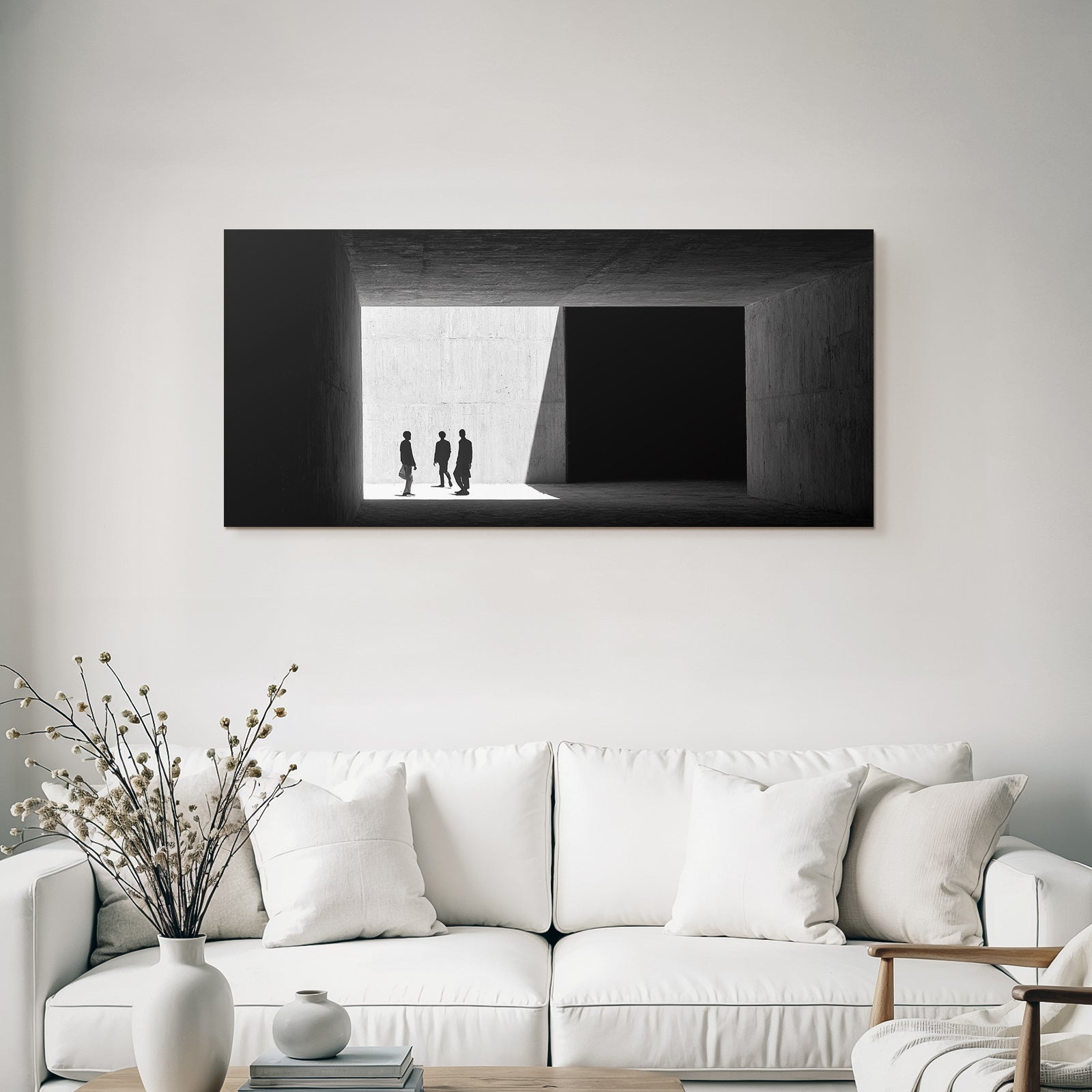 Minimalistische Architektur Abstrakte Formen Licht Schatten