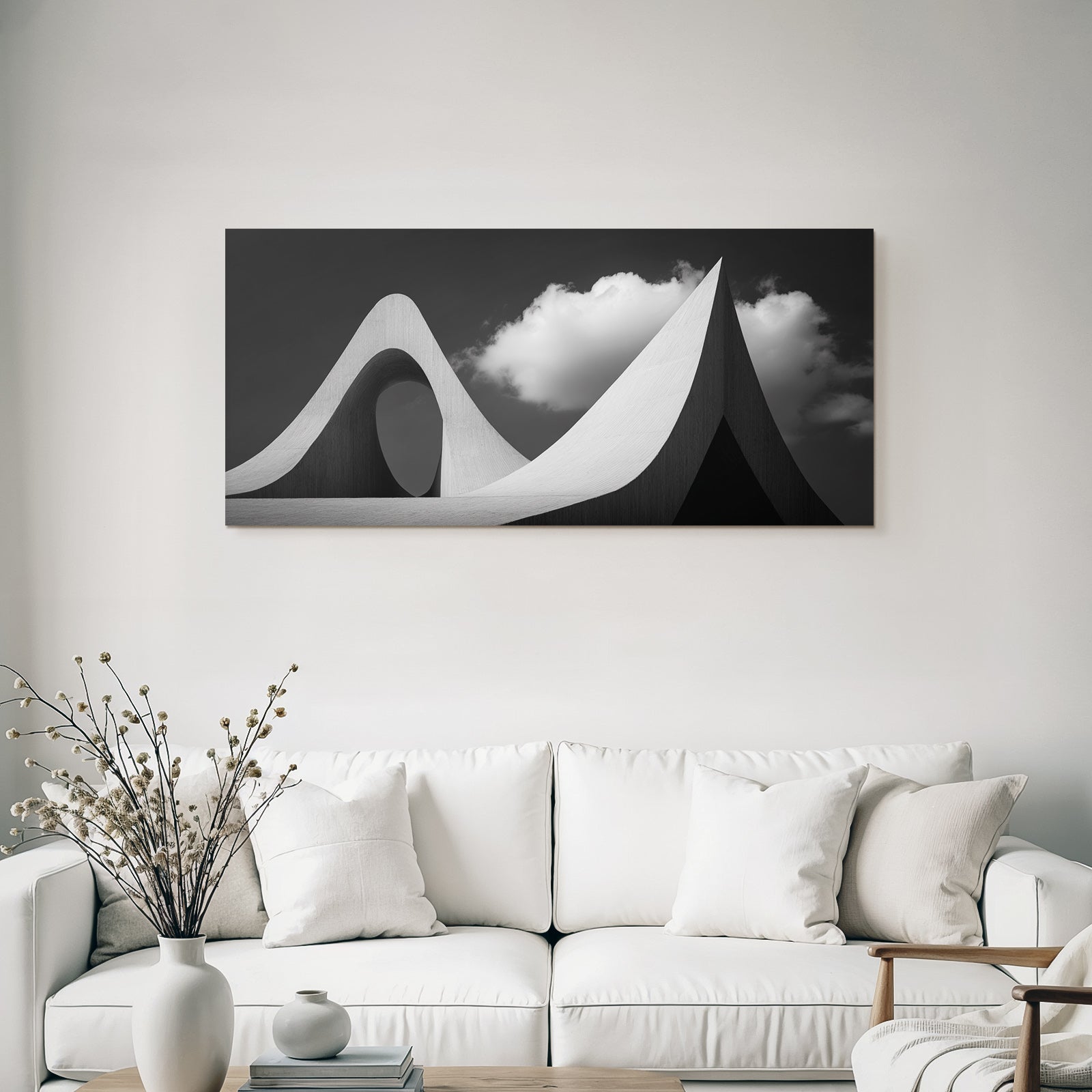 Moderne Architektur Mit Kurven Und Lichtspiel