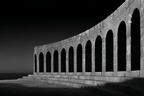Monochrome Foto Von Bogen Struktur Architektur | Schwarz Weiss | Farbenwelten