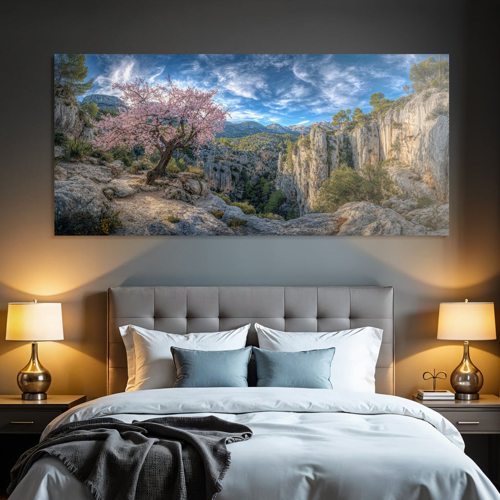 Cherry Blossom Baum Canyon Landschaft Ruhe Natur