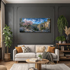 Cherry Blossom Baum Canyon Landschaft Ruhe Natur