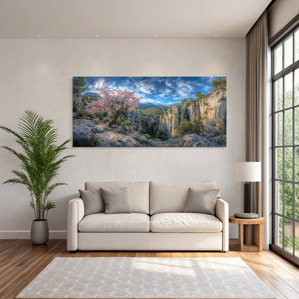 Cherry Blossom Baum Canyon Landschaft Ruhe Natur