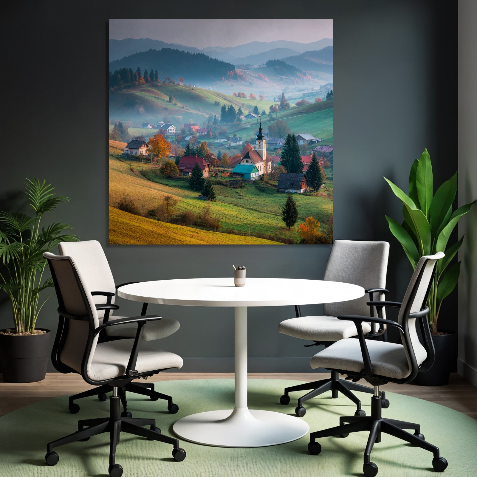 Malerische Landlandschaft In Europa