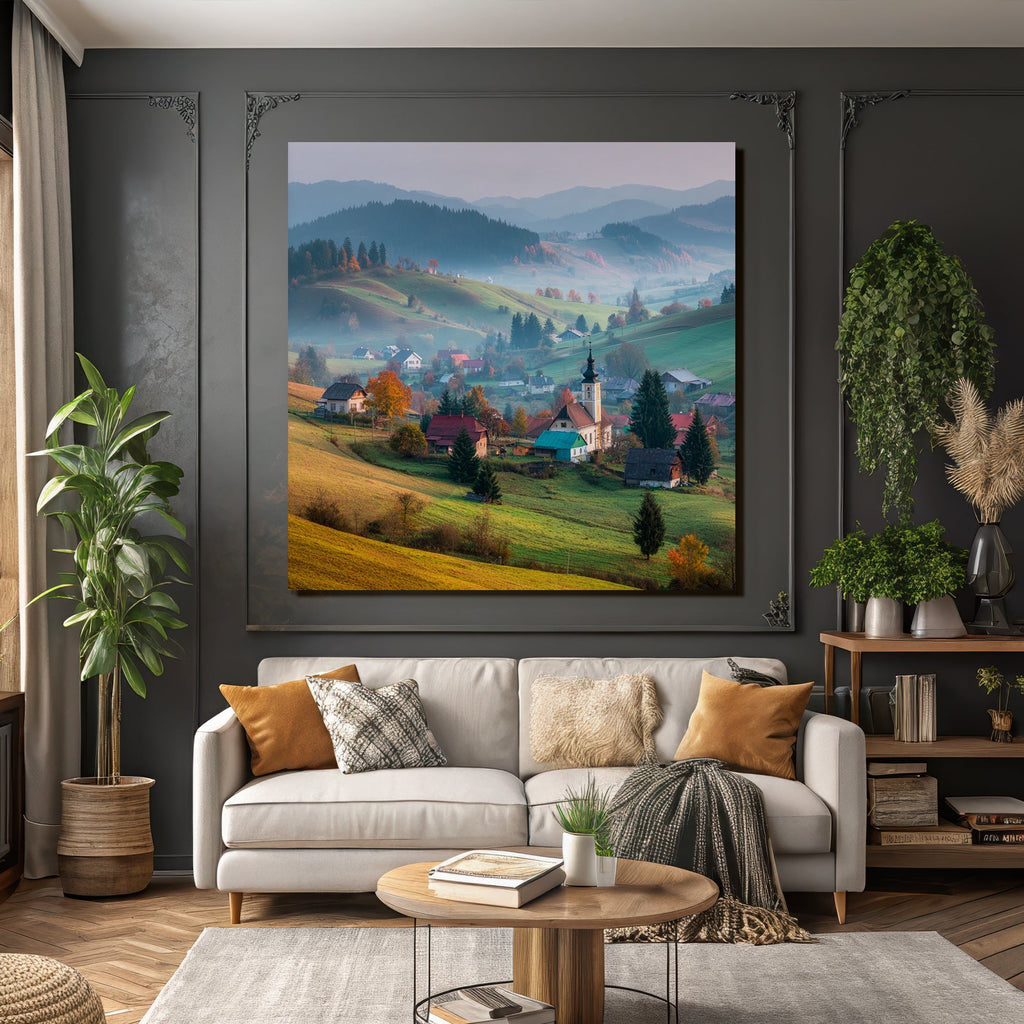Malerische Landlandschaft In Europa