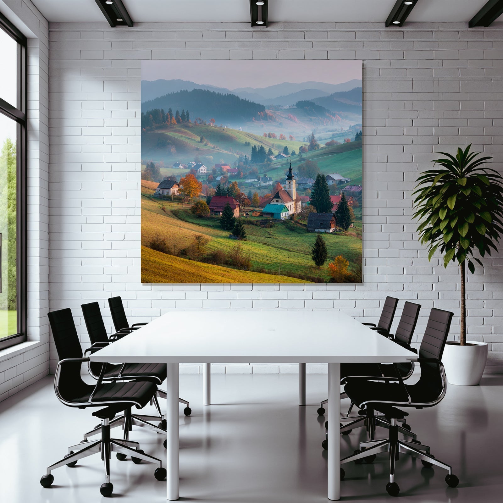 Malerische Landlandschaft In Europa