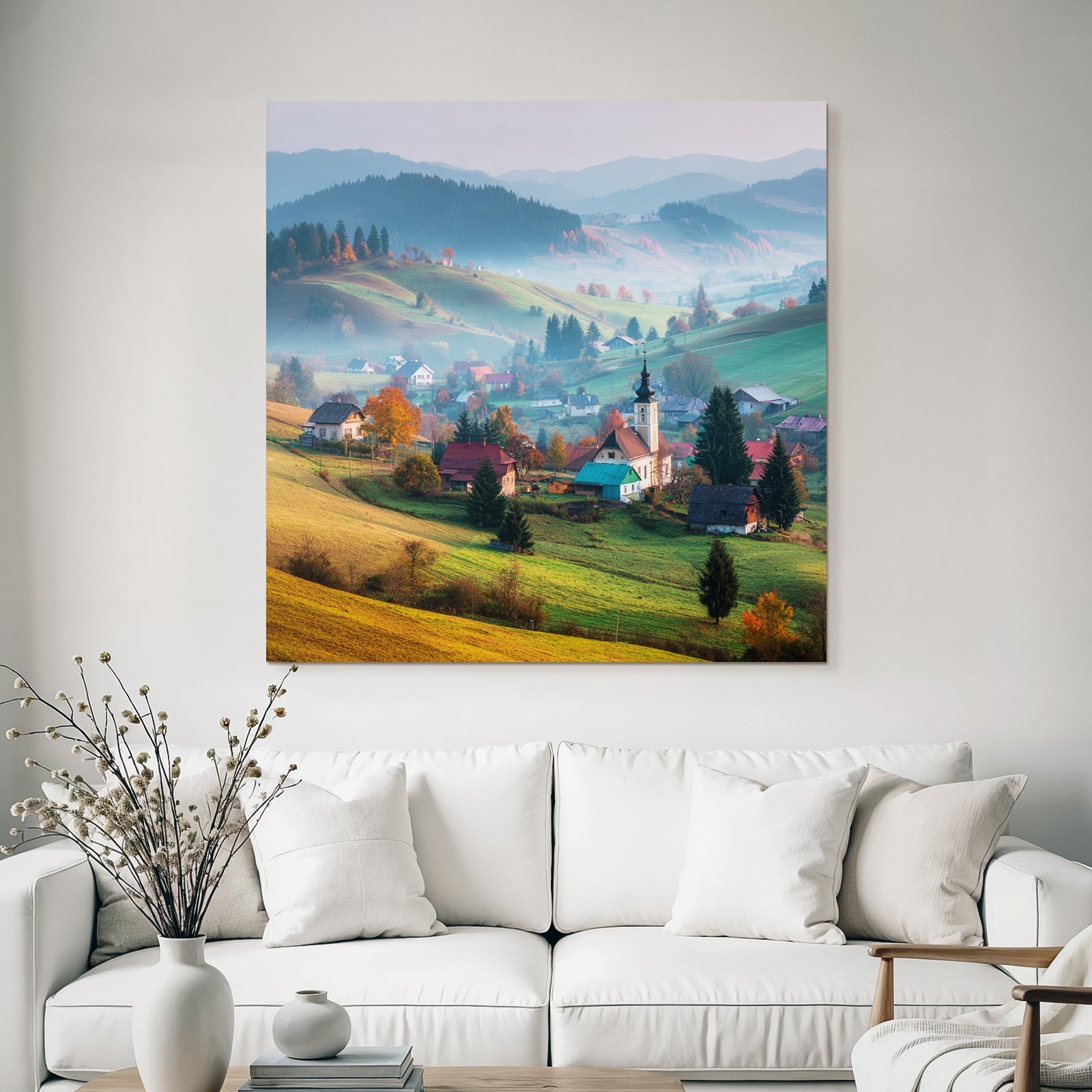 Malerische Landlandschaft In Europa