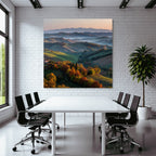 Malerische Landschaft Liche Folien Licht Hügel Toskana