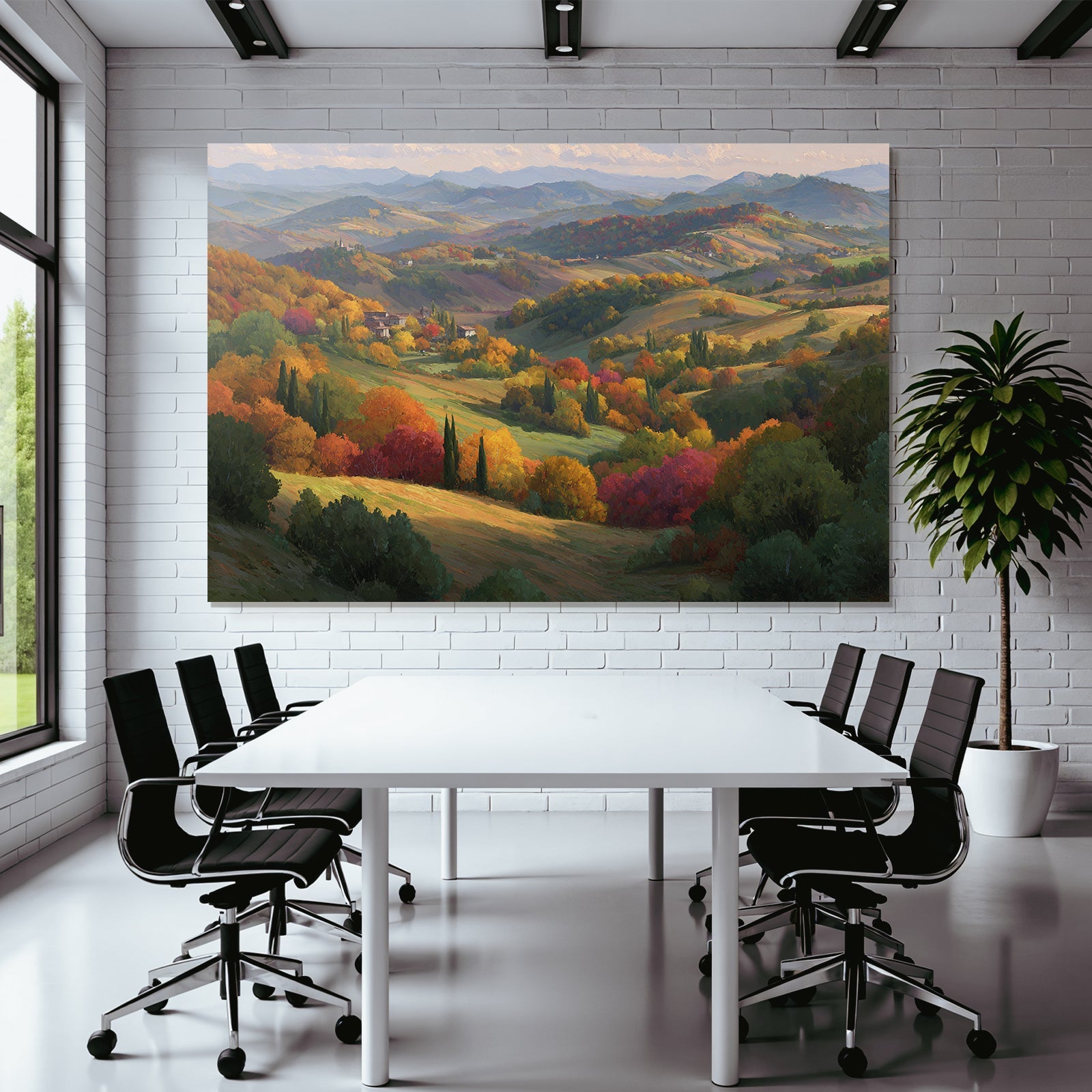 Liche Landschaft Mit Folien Und Verzauberten Hügeln