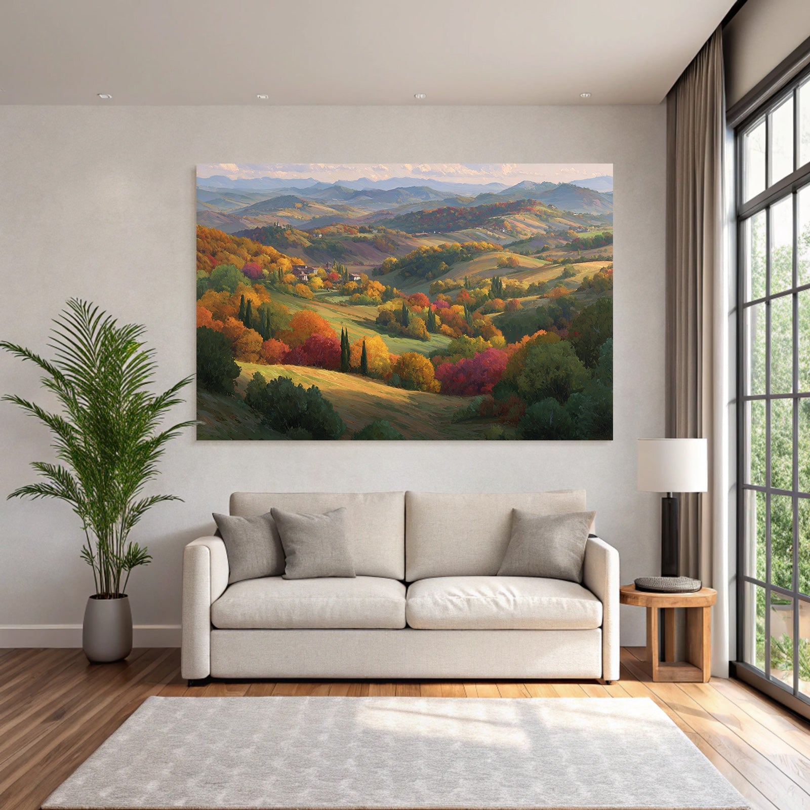 Liche Landschaft Mit Folien Und Verzauberten Hügeln