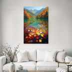 Schone Naturlandschaft Spiegelung Im Herbst