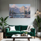 Ruhige Landschaft Im Morgenlicht
