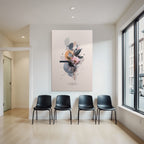 Abstract Flora Geometric Design Moderne Kunst